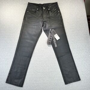 Lanzo Black premium Slim Boot Cut New‎ With Tags Men (30x30) whiskered pants